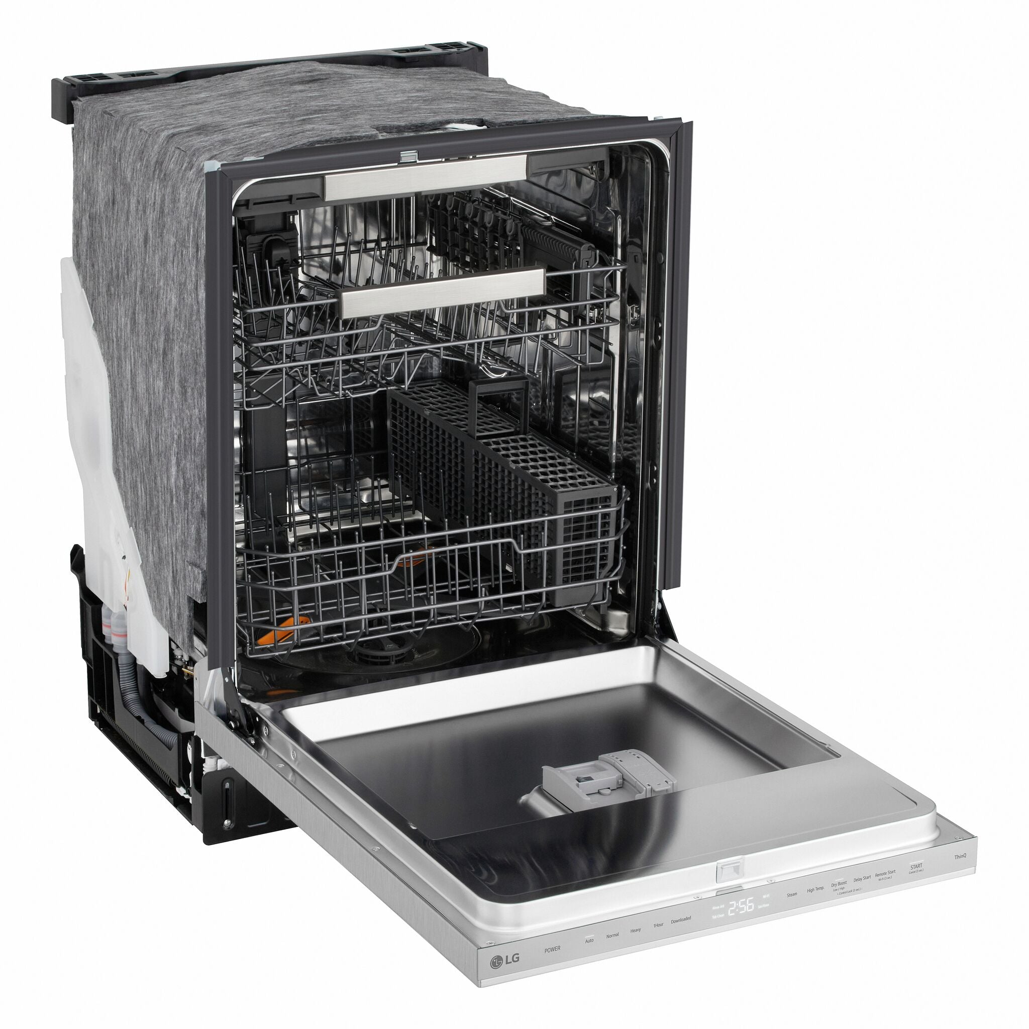 LG Smudge Resistant Stainless Steel 46dB Top Control Dishwasher with FlushFit™ Design, QuadWash® Pro and AutoVentDry™ - LDNPQ555S