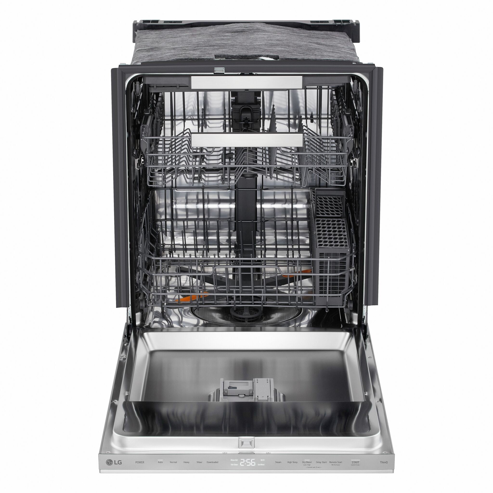LG Smudge Resistant Stainless Steel 46dB Top Control Dishwasher with FlushFit™ Design, QuadWash® Pro and AutoVentDry™ - LDNPQ555S