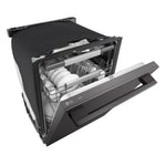 LG Black Stainless Steel 24" Top Control Dishwasher with TrueSteam® - LDNTH753D