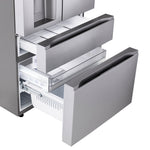 LG 36" 28.6 Cu. Ft. Smudge-Resistant Stainless Steel French Door Refrigerator with Craft Ice and Full-Convert Drawer - LF29S9730S