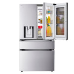 LG 36" 28.6 Cu. Ft. Smudge-Resistant Stainless Steel French Door Refrigerator with InstaView, MyColour Window, and Craft Ice - LF29S9775S