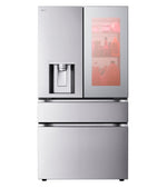 LG 36" 28.6 Cu. Ft. Smudge-Resistant Stainless Steel French Door Refrigerator with InstaView, MyColour Window, and Craft Ice - LF29S9775S