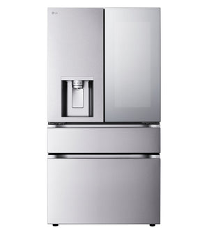 LG Réfrigérateur 28,6 pi³ de 36po avec porte à 2 battants avec Mirror InstaView®, MyColor® et Mini Craft Ice® acier inoxydable résistant aux taches – LF29S9775S