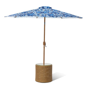 Lagos Parasol de jardin 9 pi - bleu