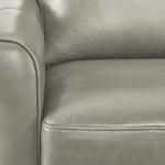 Laguna Leather Swivel Chair - Grey