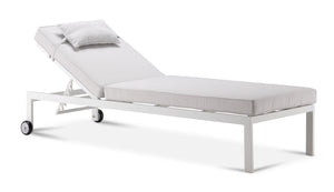 Lakeview Chaise longue de jardin – blanc