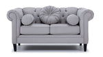 Lancaster Loveseat- Silver