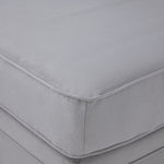Lancaster Ottoman - Silver