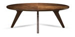 Lapland 48" Coffee Table with 2 End Tables - Walnut