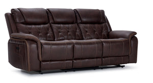 Laredo Sofa inclinable électrique - noyer