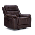 Laredo Power Reclining Sofa and Chair Set - Walnut