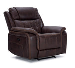 Laredo Power Reclining Sofa and Chair Set - Walnut