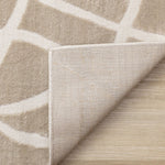 Soft Currents 7'10" x 10'6" Organic Line Design Area Rug - Beige, Cream