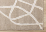 Soft Currents 7'10" x 10'6" Organic Line Design Area Rug - Beige, Cream