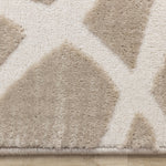 Soft Currents 7'10" x 10'6" Organic Line Design Area Rug - Beige, Cream