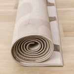 Vintage Vibes 7'10" x 10'6" Mid-Century Modern Area Rug - Brown, Cream