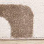 Vintage Vibes 7'10" x 10'6" Mid-Century Modern Area Rug - Brown, Cream