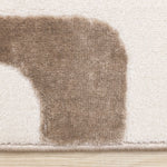 Vintage Vibes 5'3" x 7'7" Mid-Century Modern Area Rug - Brown, Cream