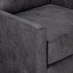 Levi Swivel Accent Chair - Grey