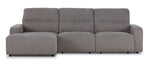 Levine Power Sliding Sofa Bed - Taupe