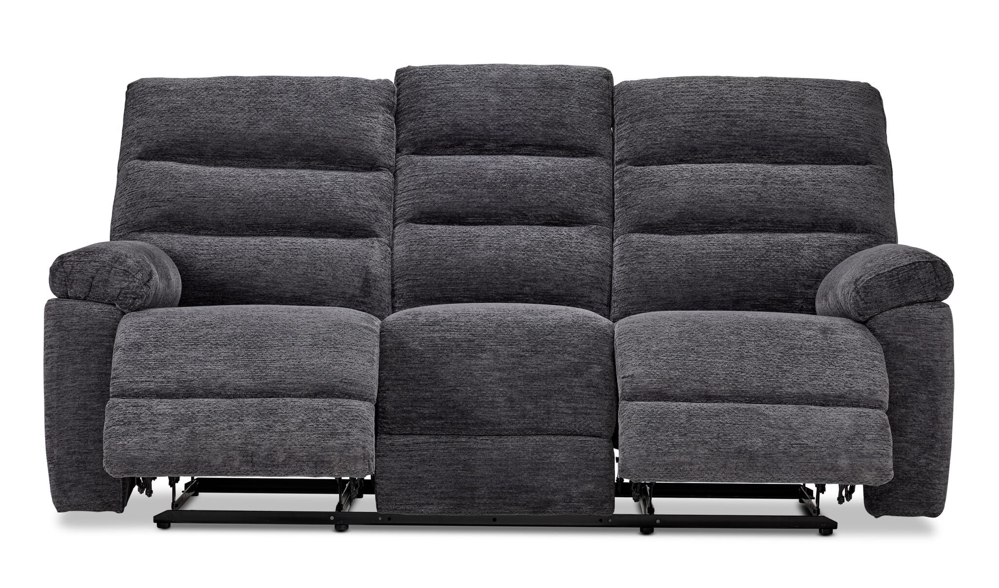 Lucie Reclining Sofa - Charcoal