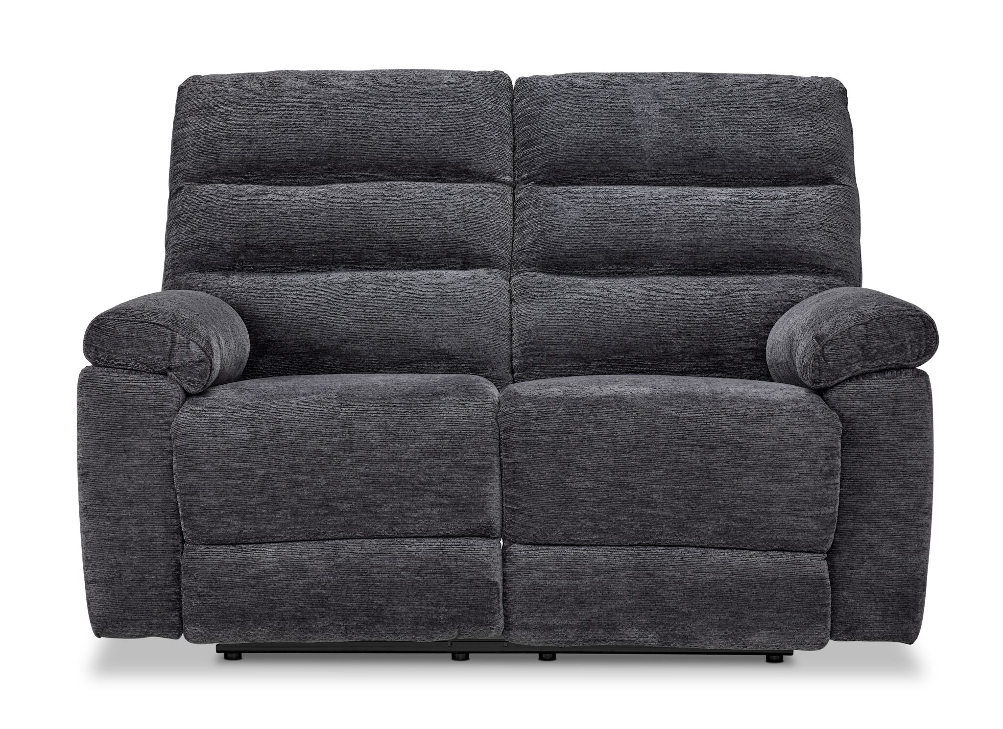 Lucie Reclining Loveseat - Charcoal