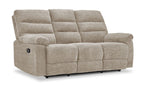 Lucie Reclining Sofa and Loveseat Set - Ivory
