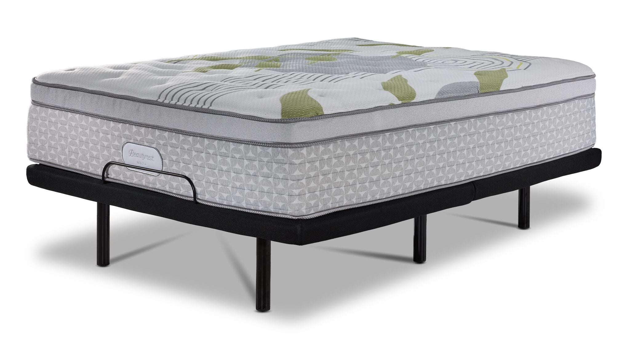 Beautyrest Max+ Lumen Euro Top Luxury Firm King Mattress and L2 Motion Pro Adjustable Base