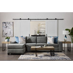Luna 2-Piece Sectional with Reversible Chaise - Grey