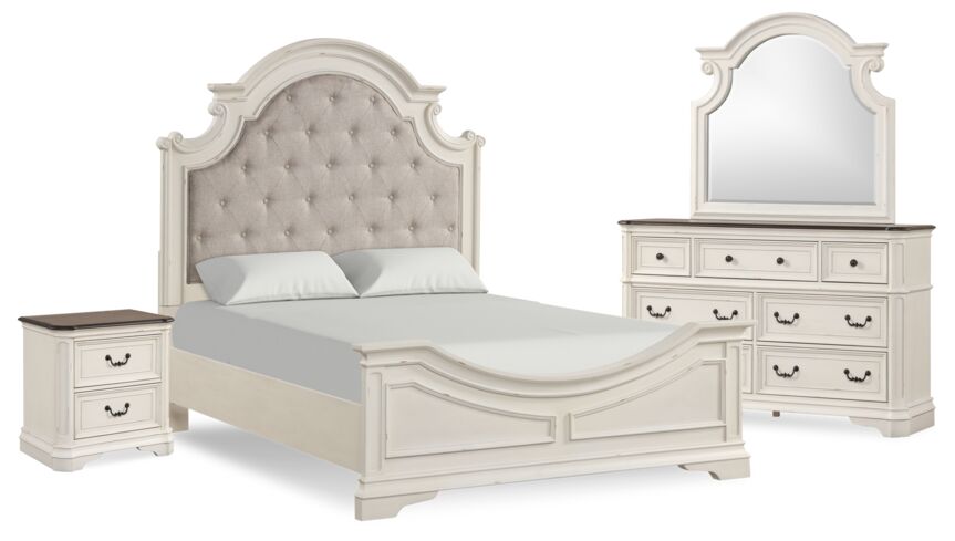 Macey 6-Piece Queen Bedroom Package - White