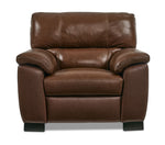 Maddox Leather Chair - Cognac