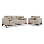 Madrid Sofa and Chair Set - Beige