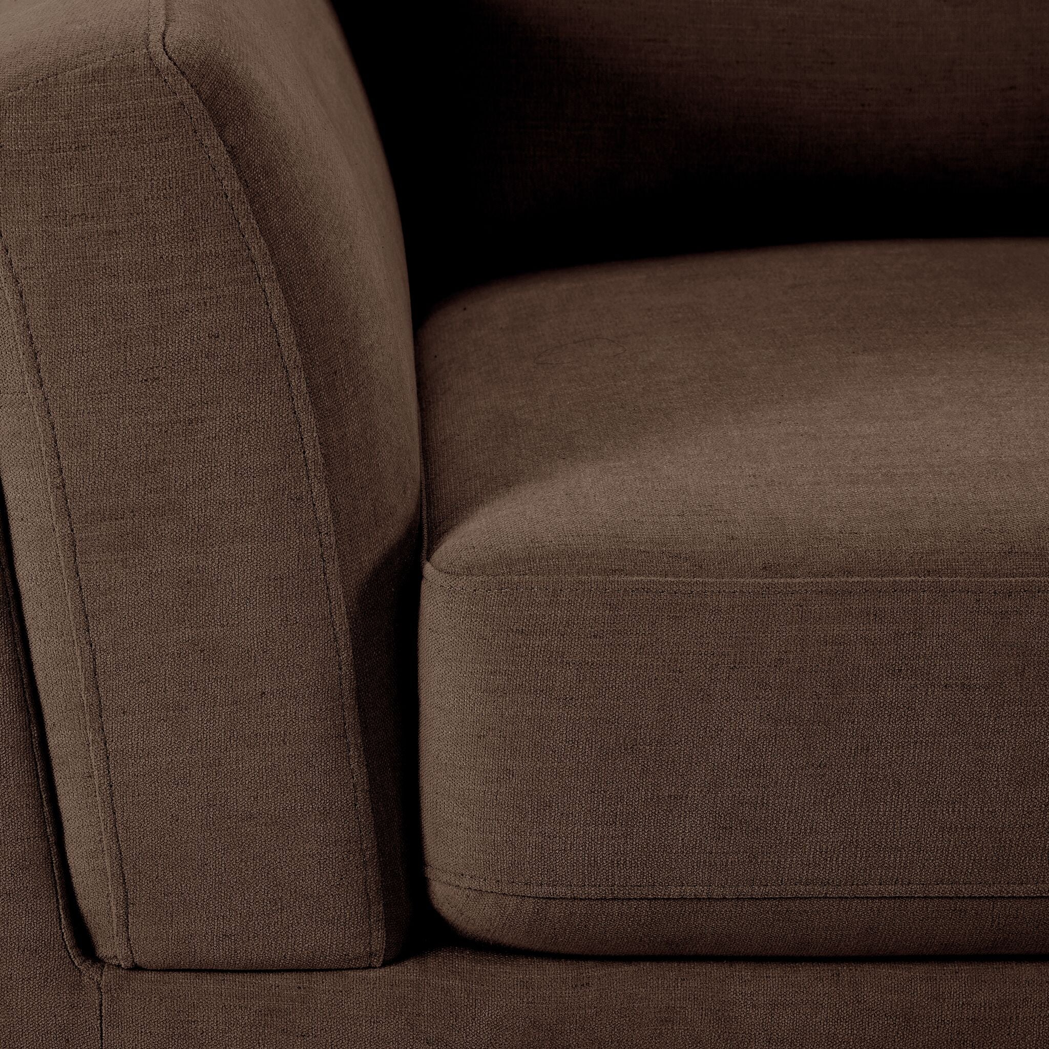 Madrid Sofa, Loveseat and Chair Set - Dark Brown