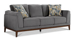 Madrid Sofa and Loveseat Set - Grey