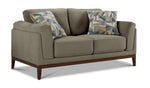 Madrid Sofa and Loveseat Set - Green