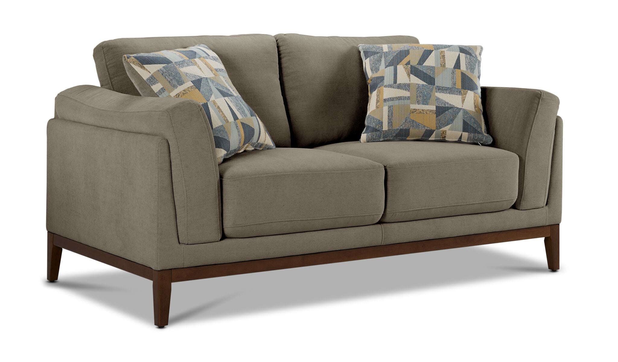 Madrid Sofa and Loveseat Set - Green