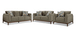 Madrid Sofa, Loveseat and Chair Set - Green