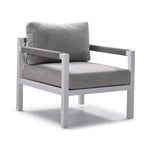 Malibu Outdoor Lounge Chair - White, Grey