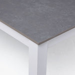 Malibu Outdoor Sintered Stone Top Coffee Table - White, Grey