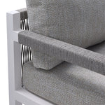 Malibu Outdoor Lounge Chair - White, Grey