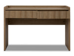 Malina Fluted Desk - Light Natural Oak