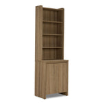 Malina Fluted Bookcase - Light Natural Oak