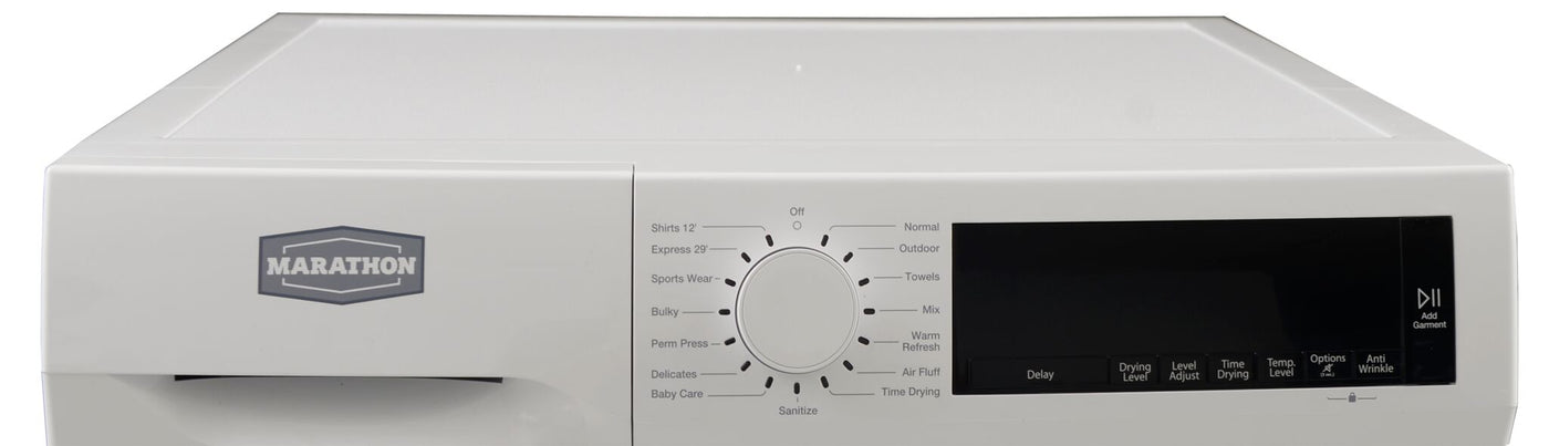 Marathon White Compact Front Load Dryer (4.2 Cu.Ft.) - MVD420W