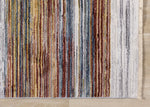 Sunset Glow 7'10" x 10'2" Striped Plush Area Rug