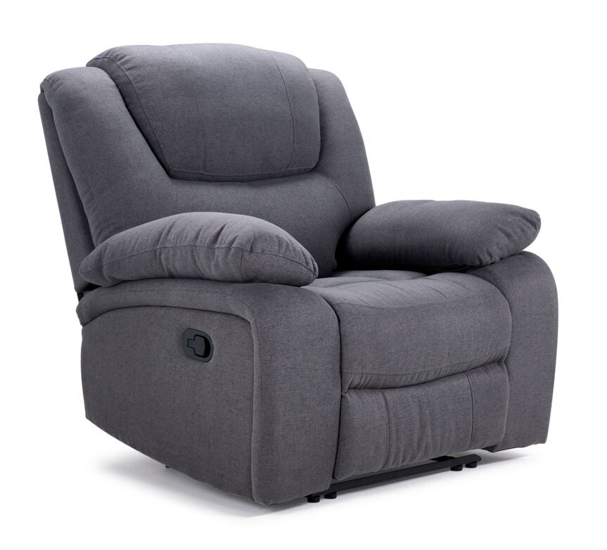 Marlow Reclining Sofa and Chair Set - Charcoal