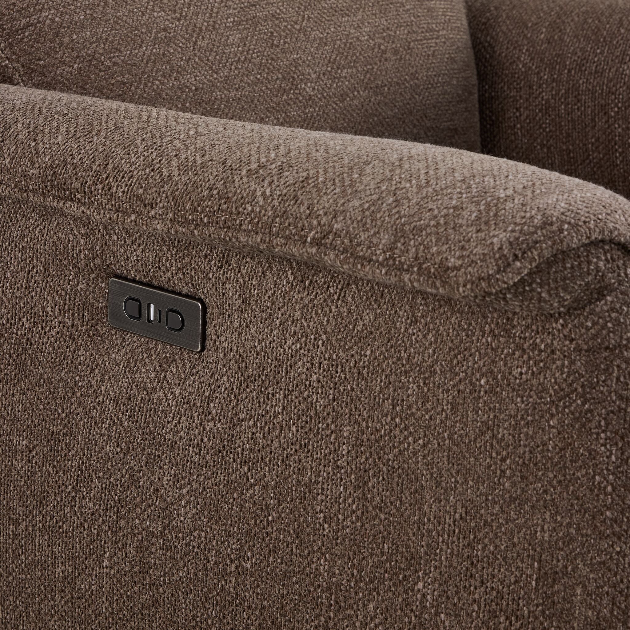 Marseille Power Recliner - Mocha