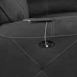 Martin II Power Reclining Sofa - Dark grey