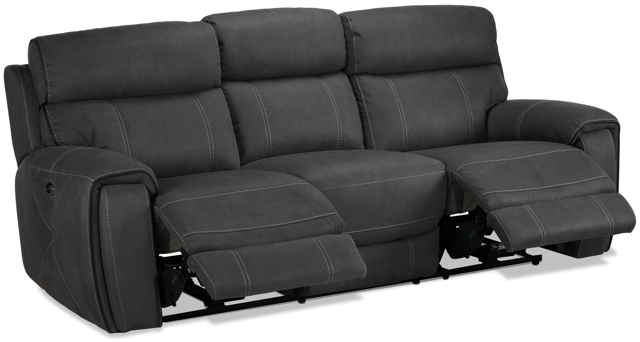 Martin II Power Reclining Sofa - Dark grey