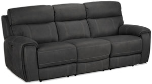 Martin II Sofa inclinable électrique – gris foncé