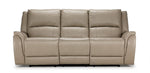 Maxton Leather Power Reclining Sofa - Taupe